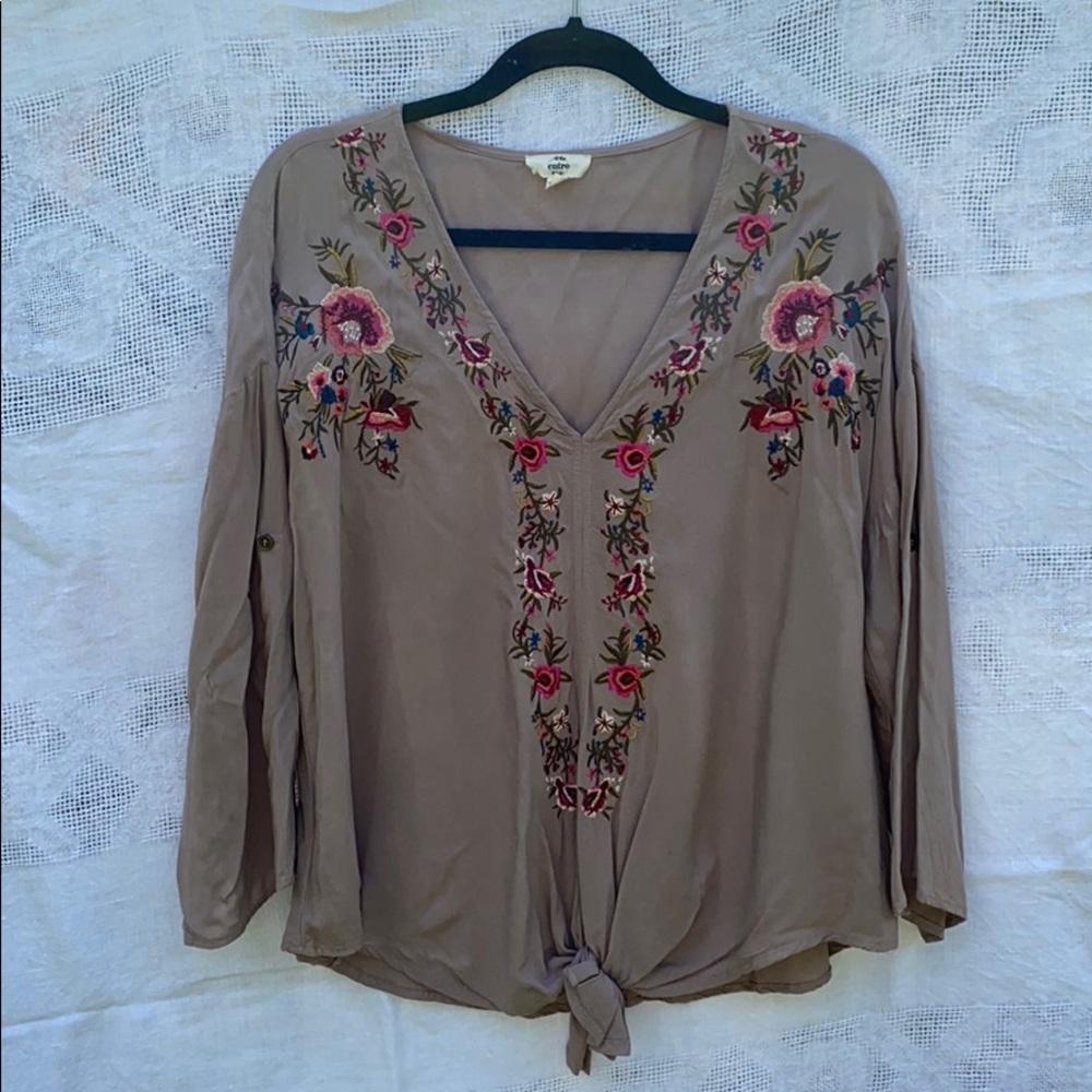 Entry floral blouse